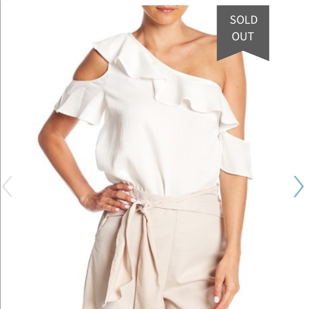 NWT Do + Be white off the shoulder tank, size M
